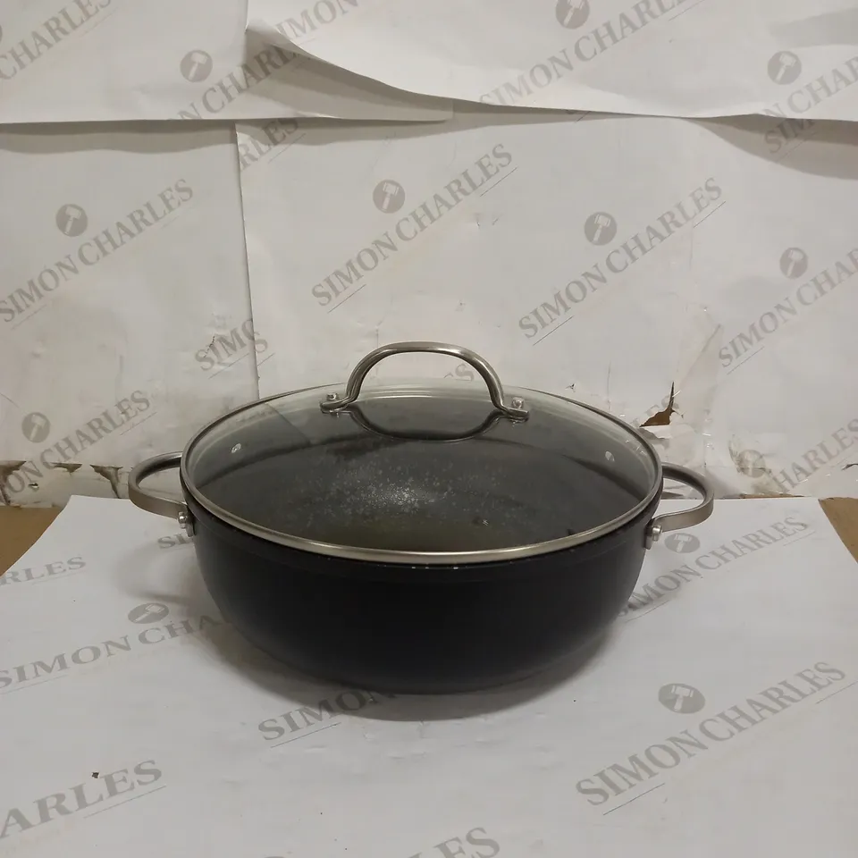 PRESTIGE NON-SCRATCH DISHES WITH OVEN LIDS 11 INCH - DISHWASHER SAFE CASSEROLE 5.7 QUART CAPACITY