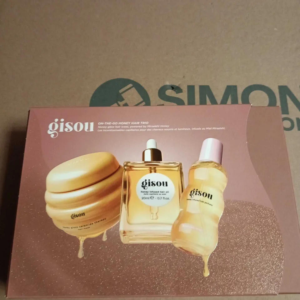 GISOU HONEY INFUSED HAIR CARE GIFT SET – 3 PIECE (HAIR MASK, HAIR OIL & HAIR PERFUME)