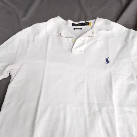 POLO RALPH LAUREN POLO SHIRT – WHITE SIZE S