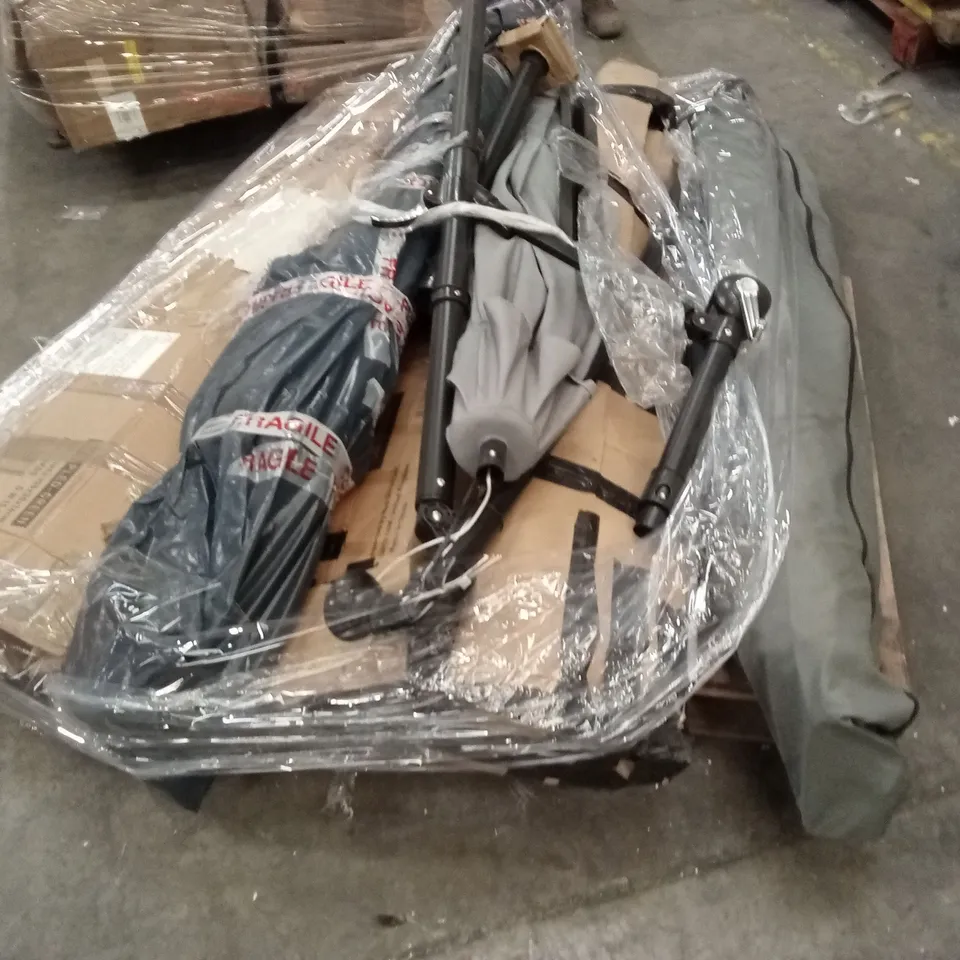PALLET CONTAINING APPROXIMATELY 4 PARASOLS