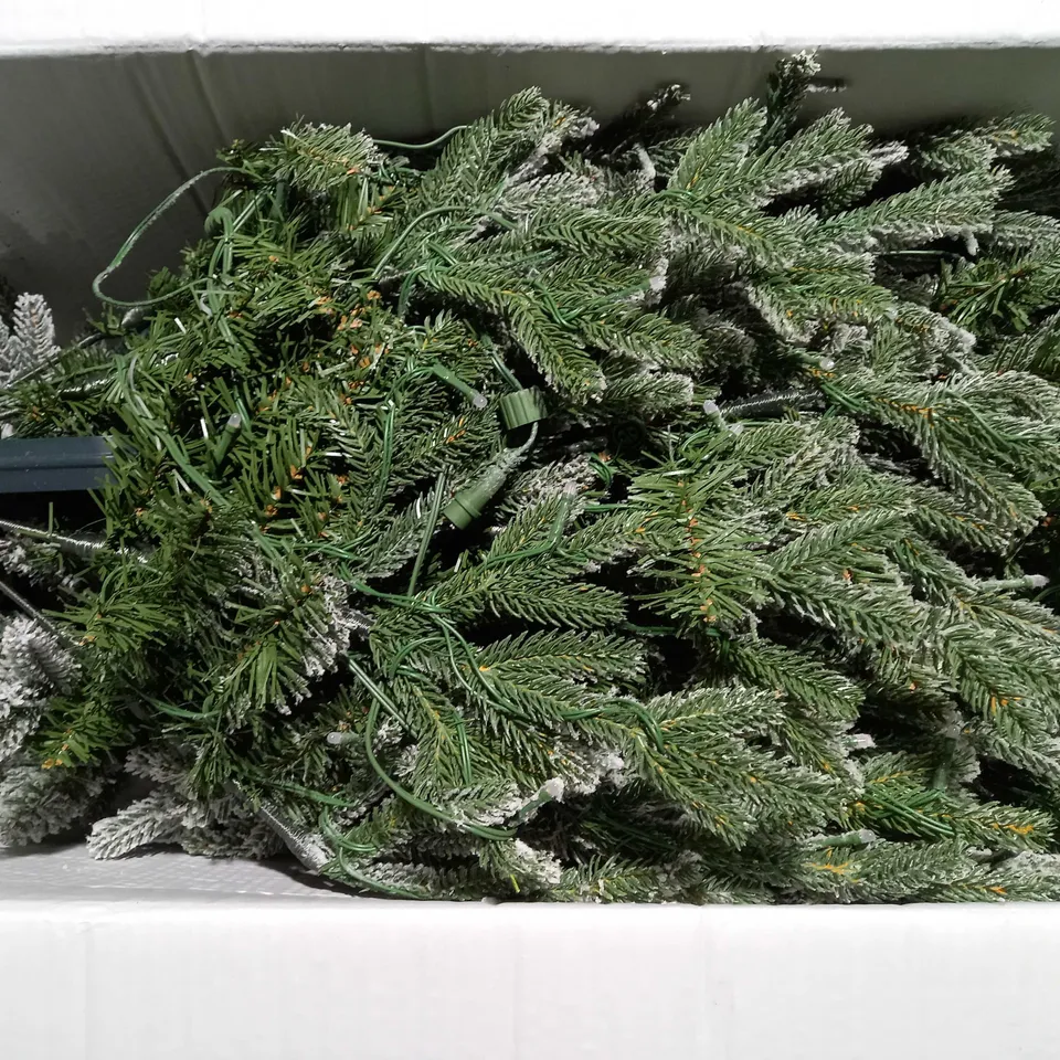 SANTA'S BEST PRE-LIT SNOW KISSED AUBURN CHRISTMAS TREE 5FT - COLLECTION ONLY