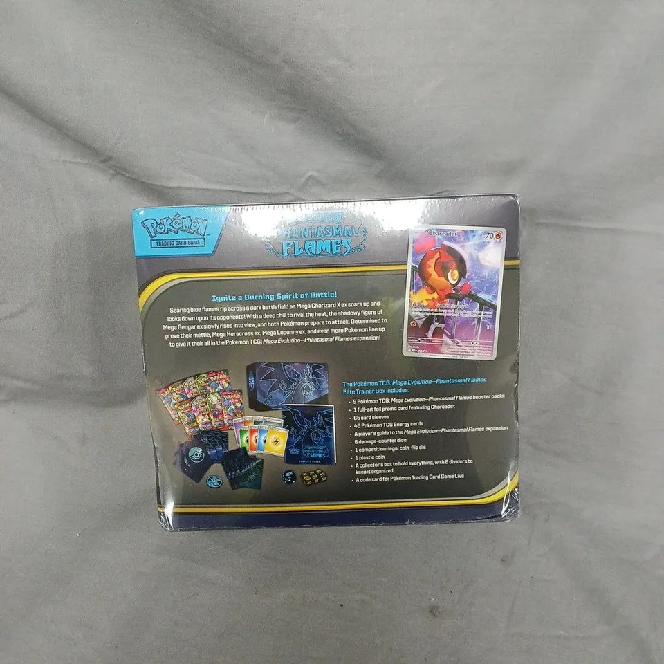 POKEMON TRADING CARD GAME MEGA EVOLUTION PHANTASMAL FLAMES ELITE TRAINER BOX