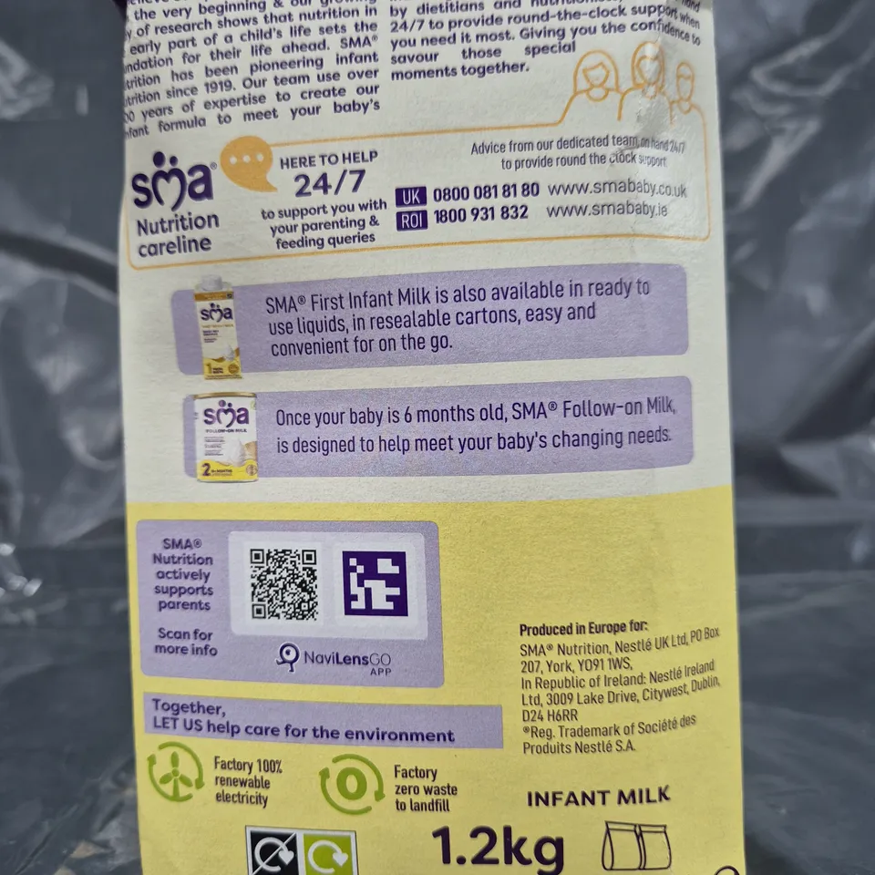 SMA FIRST INFANT MILK (2 X 600G)