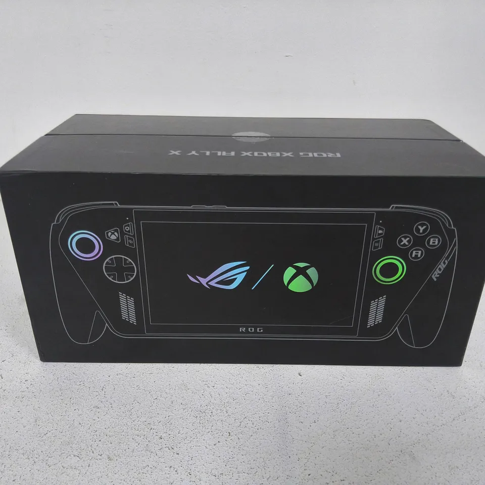BOXED ROG BOX ALLY X HANDHELD GAMING CONSOLE IN BLACK - RC73XA