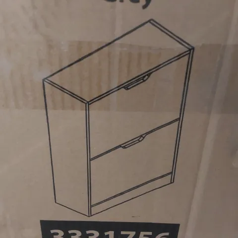 BOXED 12 PAIR SHOE STORAGE - GREY (1 BOX)
