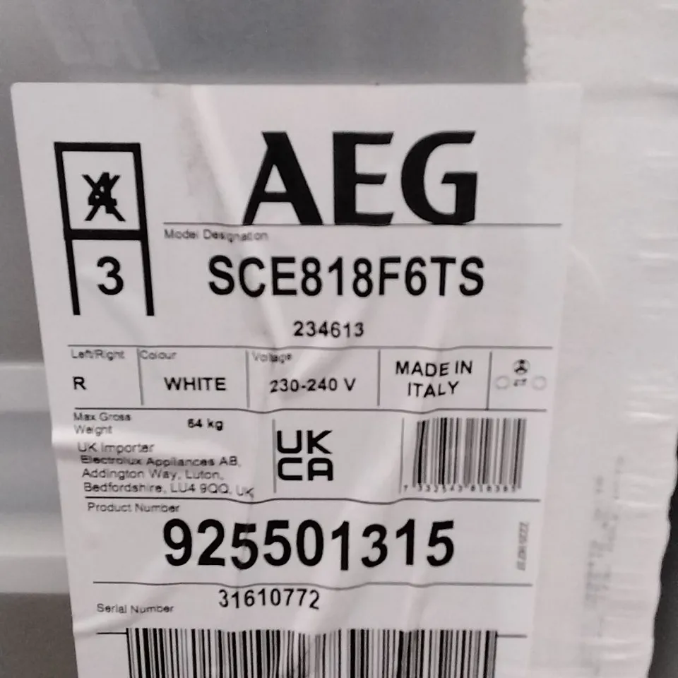 AEG  SCE818F6TS FRIDGE FREEZER RRP £875.00