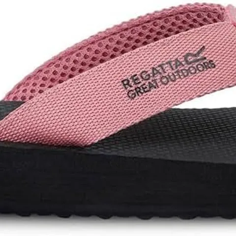 BRAND NEW REGATTA LADY CATARINA SANDALS IN BLACK/LILAS - UK 7