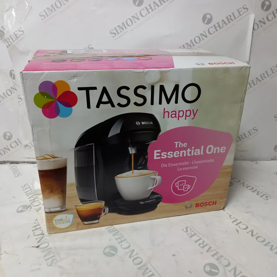 BOXED TASSIMO TAS1002NGB HAPPY POD COFFEE MACHINE 