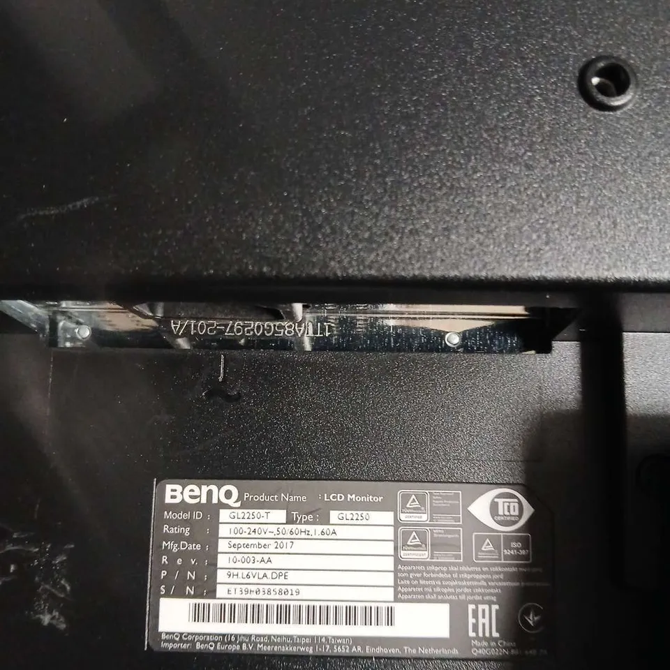 BENQ LCD MONITOR GL2250-T (GL2250) BLACK