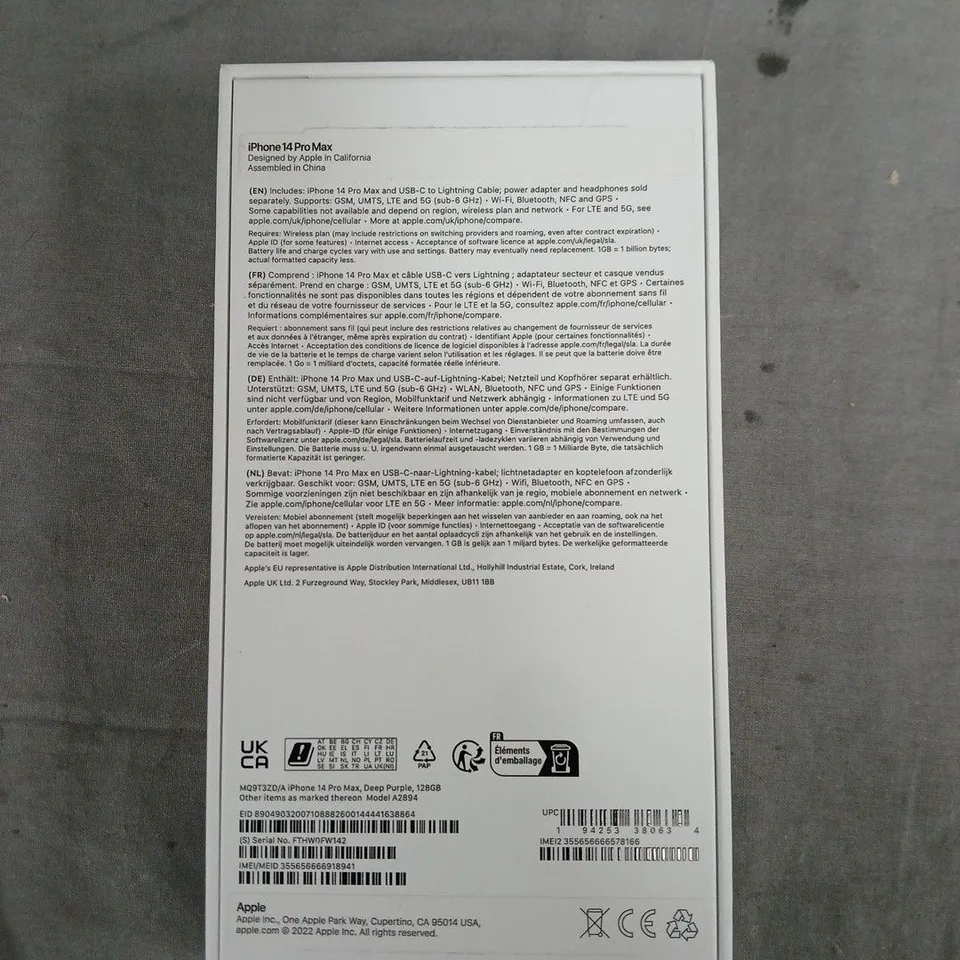 APPLE IPHONE – BOXED