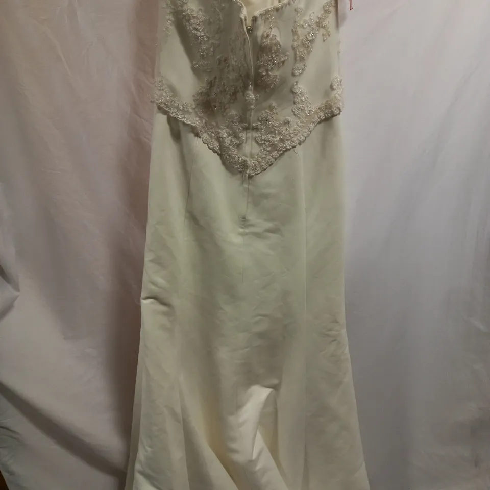 JULIAN & ADAM MARTINA JA0007 WEDDING DRESS, IVORY - SIZE 14
