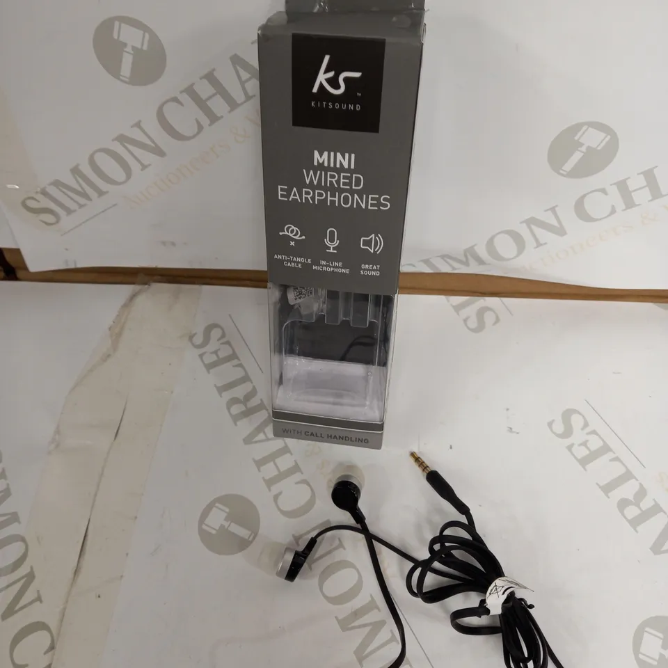 KITSOUND MINI WIRED EARPHONES 