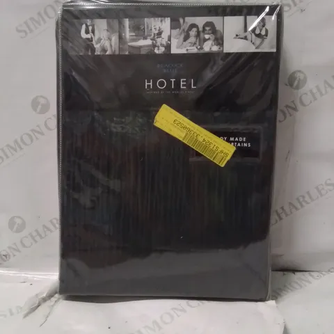 BRAND NEW SEALED SET OF 2 FERREL LINED EYELET ROOM DARKENING CURTAINS 66"X54"