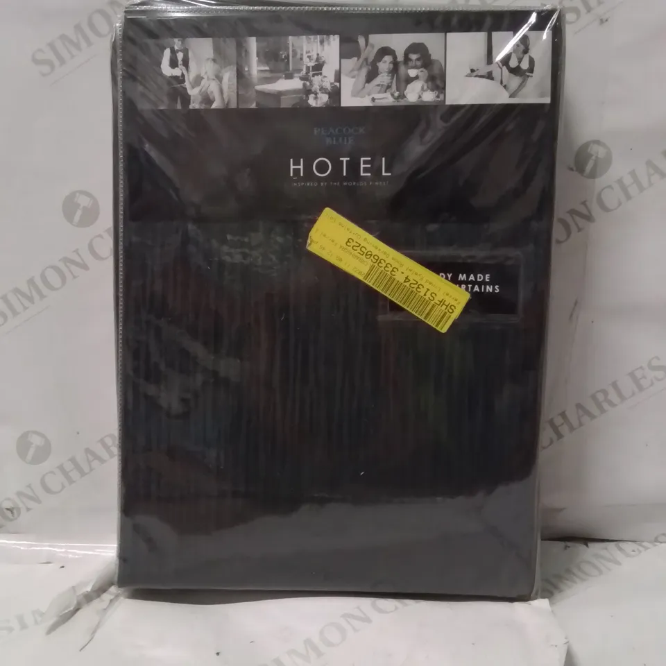 BRAND NEW SEALED SET OF 2 FERREL LINED EYELET ROOM DARKENING CURTAINS 66"X54"