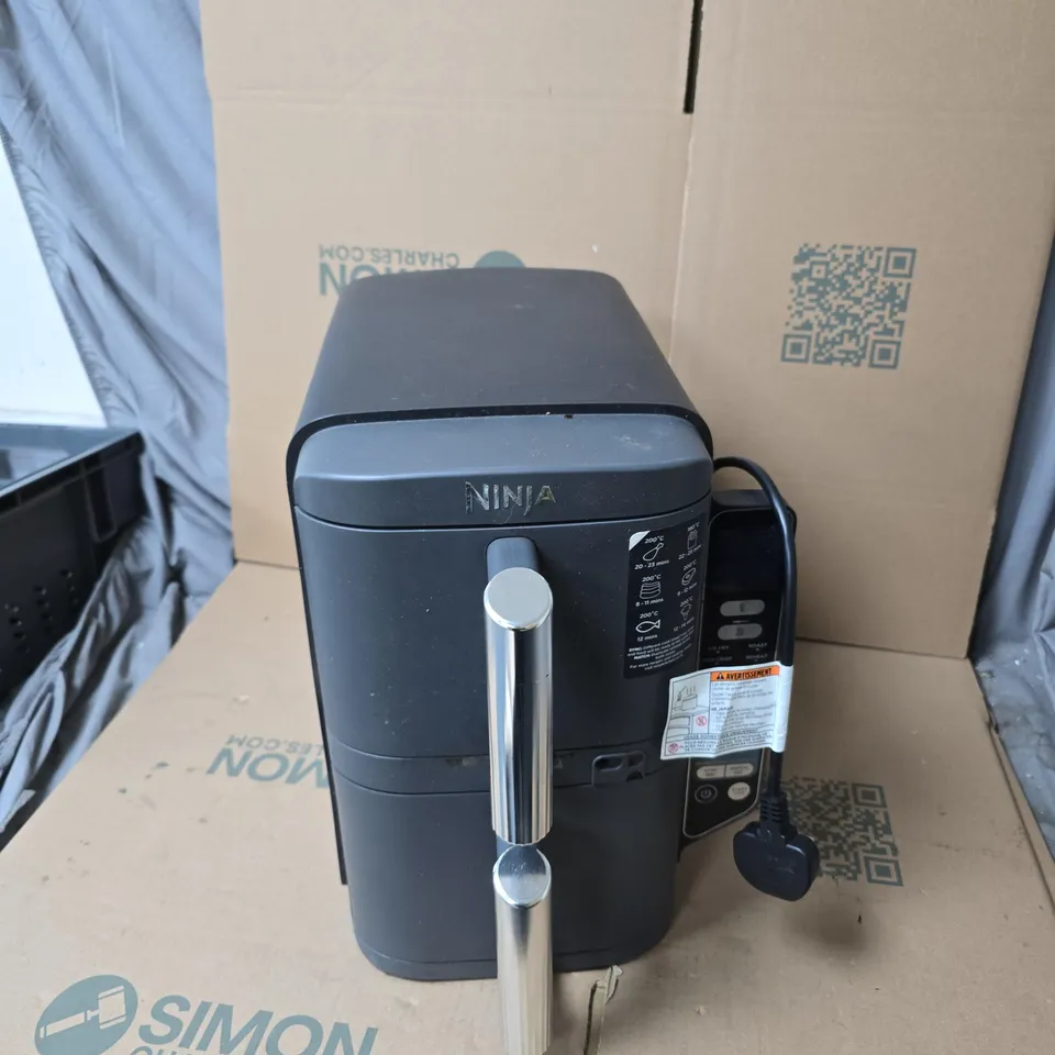 NINJA DOUBLE STACK XL AIR FRYER – BLACK (BOXED)