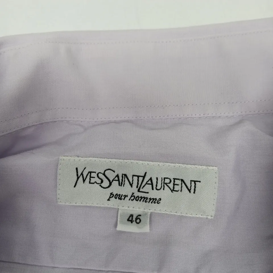 YVES SAINT LAURENT POUR HOMME SHIRT – LILAC, SIZE 46 (EU)