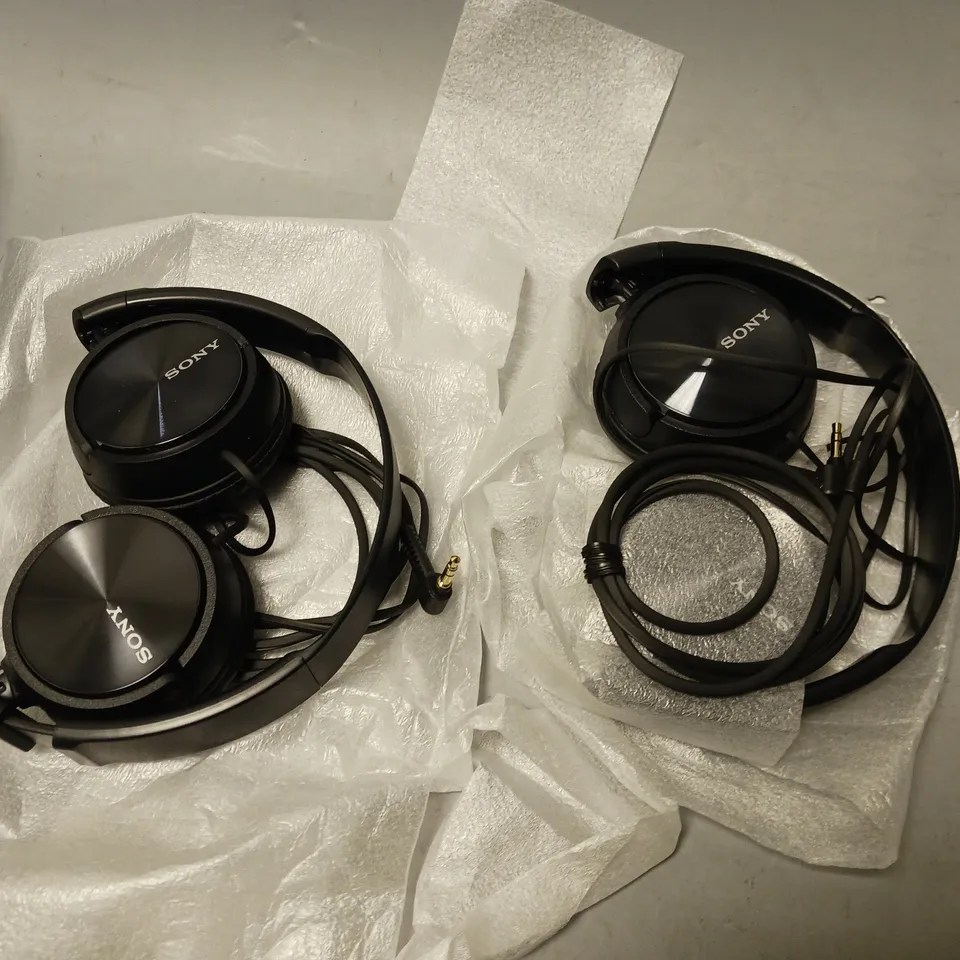 SONY MDZ-ZX310 HEADPHONES 2X 
