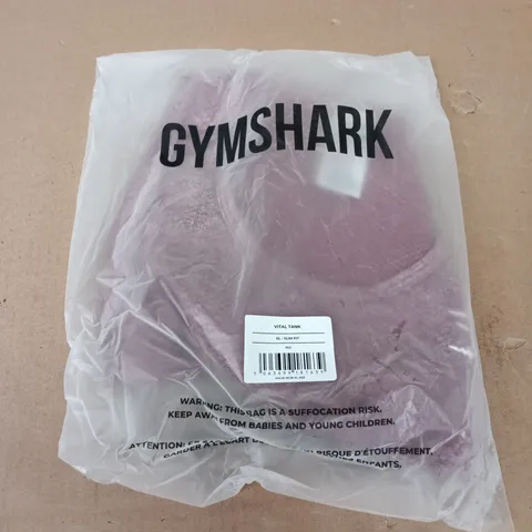 BAGGED GYMSHARK VITAL TANK IN RED - XL