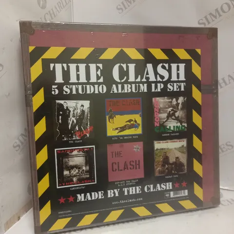 SEALED THE CLASH 5 STUDIO ALBUM LP SET - MADE BY THE CLASH