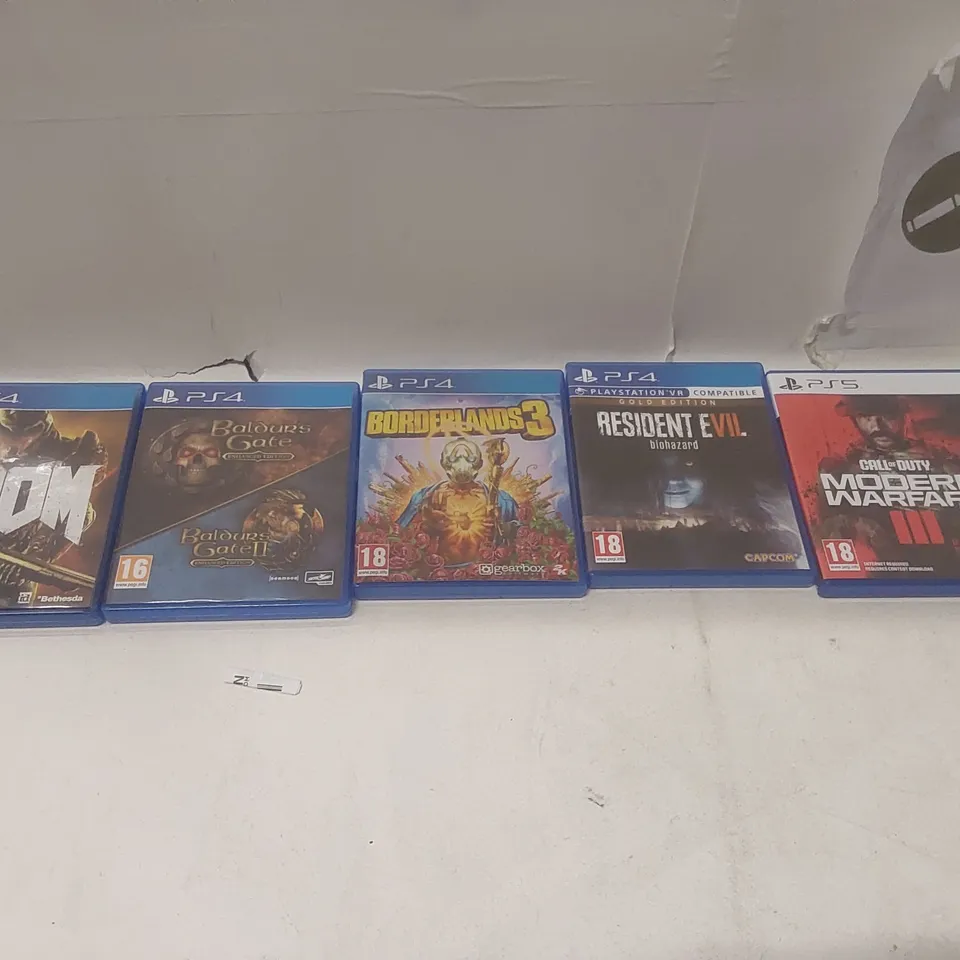 5x ASSORTED PLAYSTATION GAMES