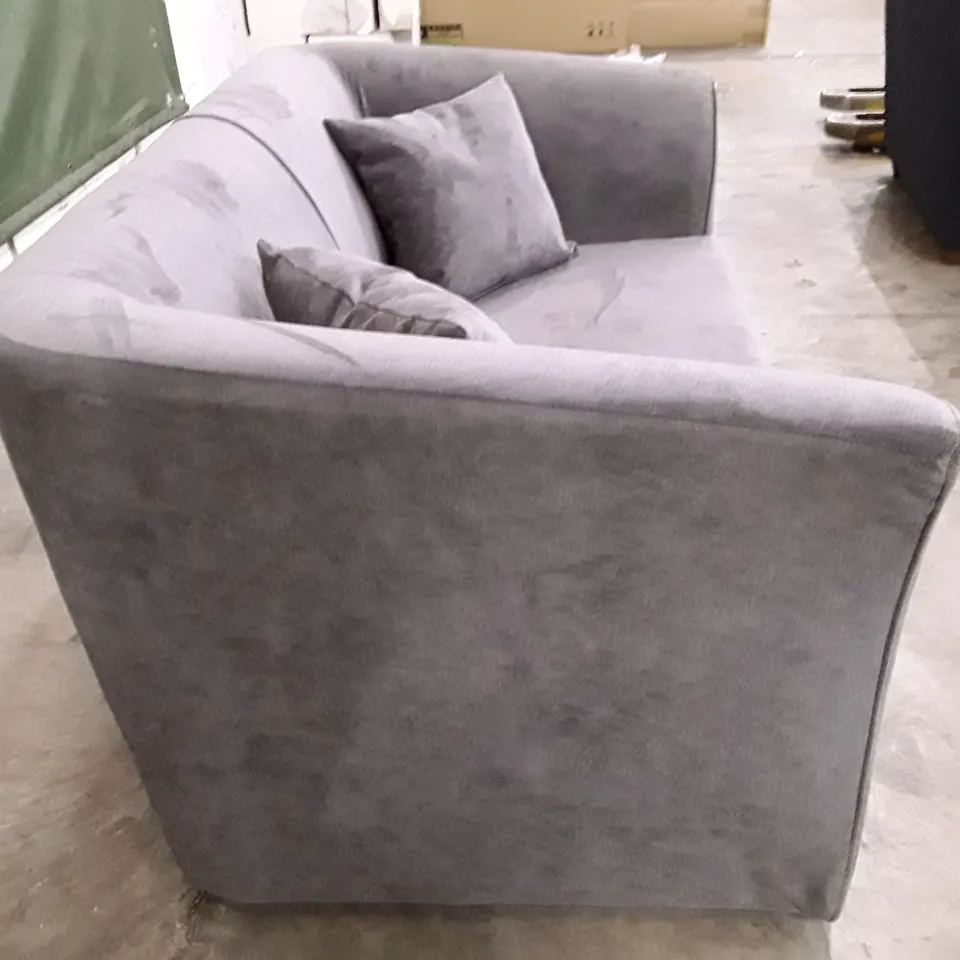 QUALITY DESIGNER LOVESEAT SOFA - GREY FABRIC