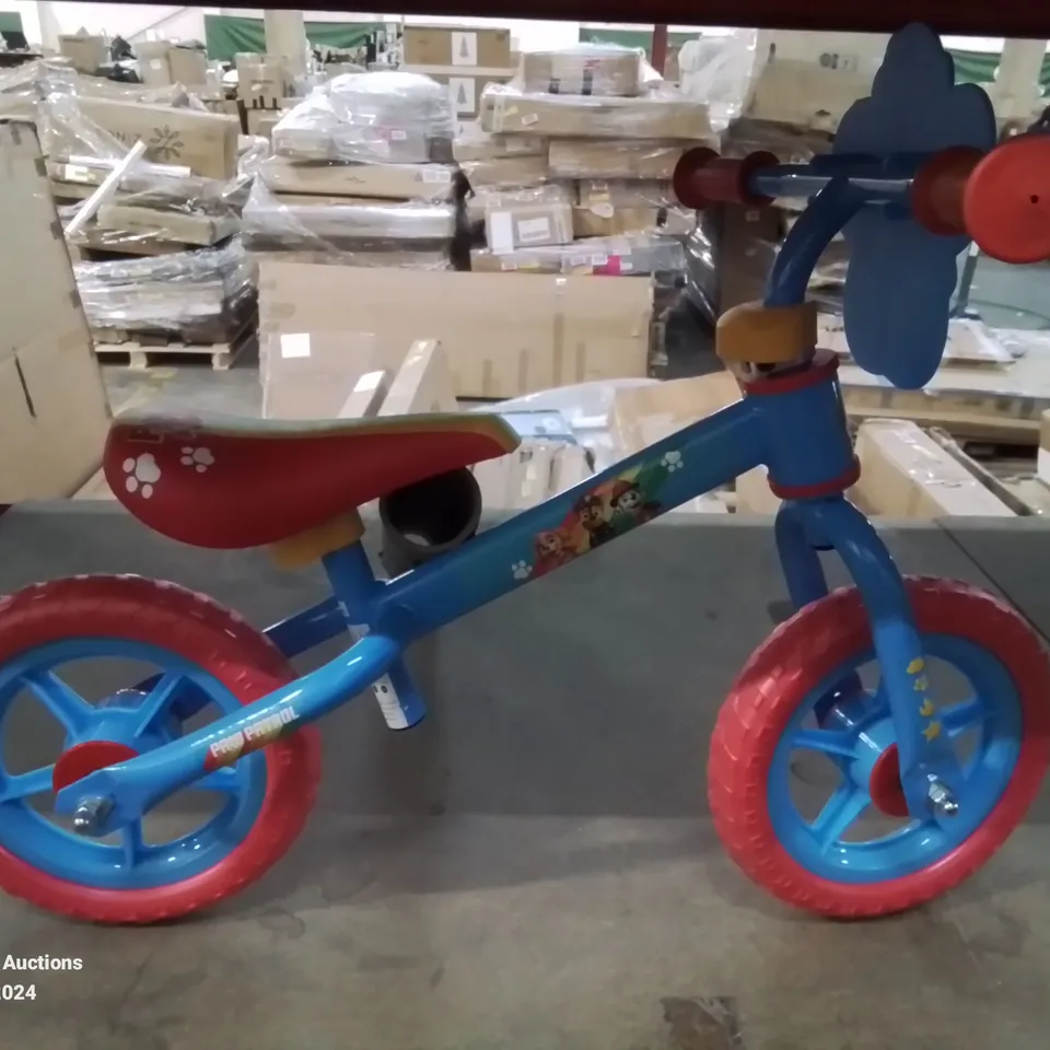 PAW PATROL 10-INCH BALANCE BIKE