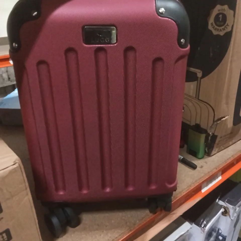 UNBOXED KEPLIN LUGG SMALL SIZE TRAVEL SUITCASE WITH WHEELS RED COLOUR 