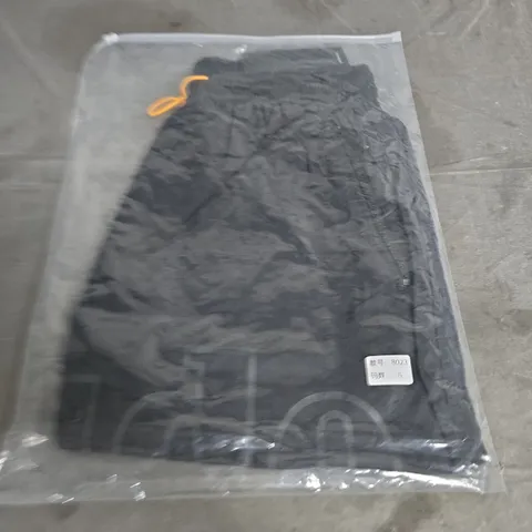 RHUDE BLACK SWIMSHORTS – SIZE S 
