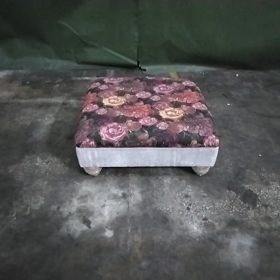 QUALITY DESIGNER PUFFET FABRIC UPHOLSTERED 