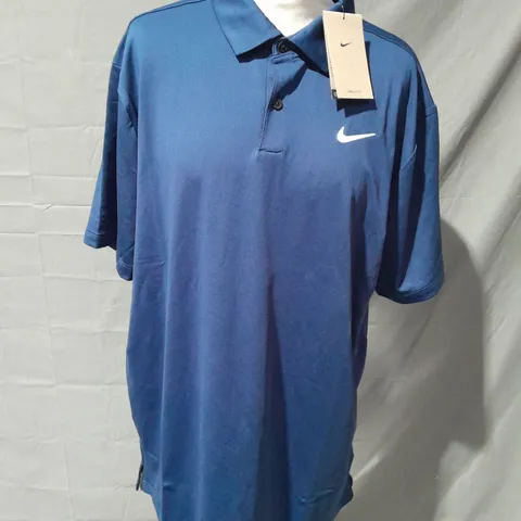 NIKE GOLF MENS POLO SHIRT IN NAVY - M