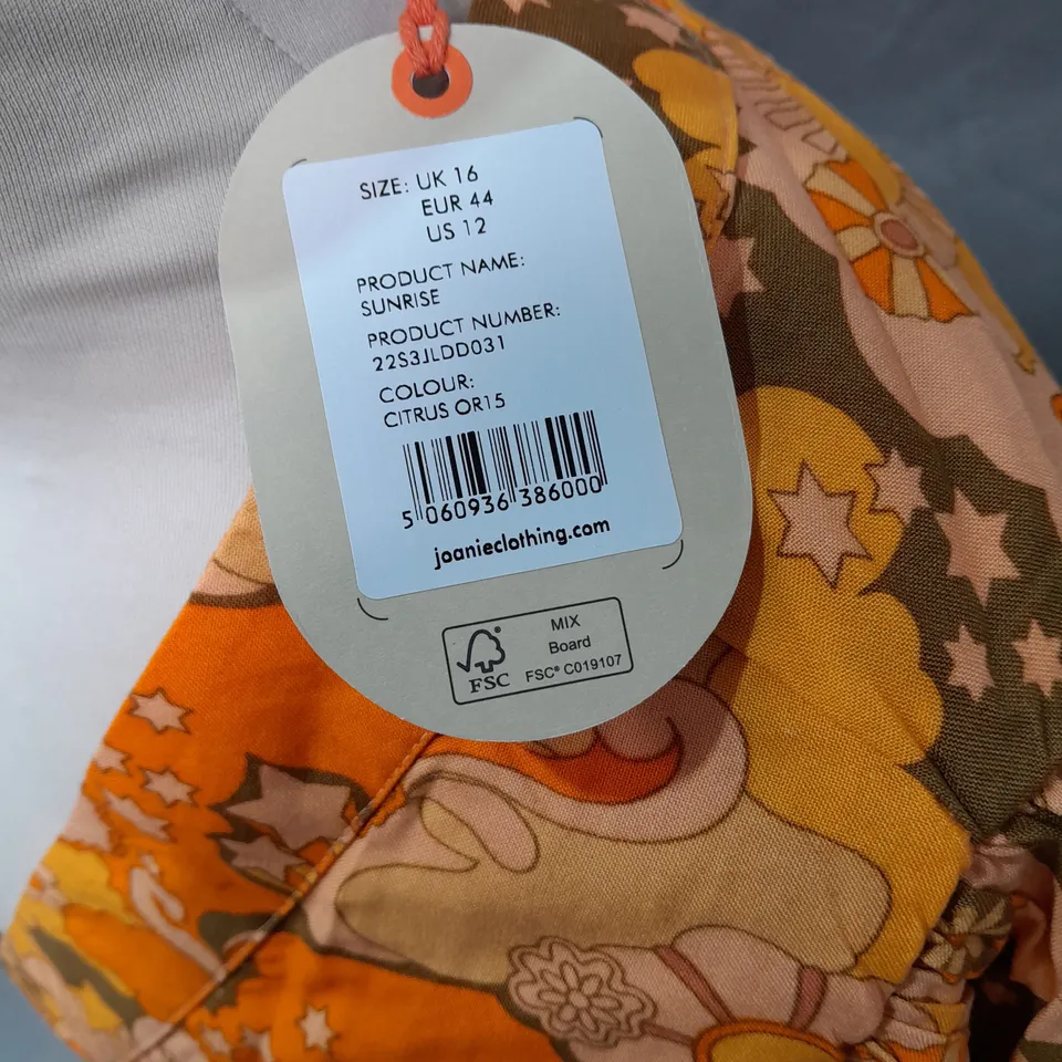 JOANIE DAWN PORTER SUNRISE MAXI DRESS - UK 16
