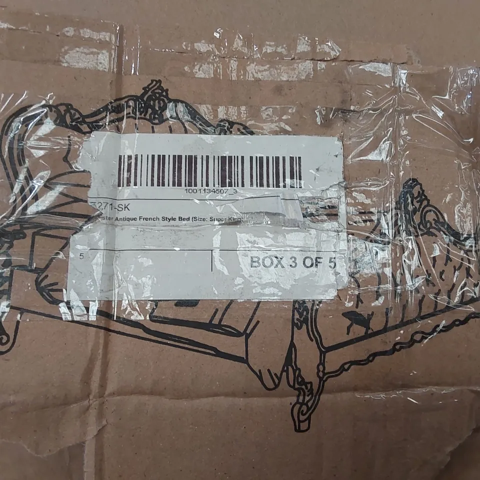 HOMESDIRECT 365 FOUR POSTER BED KING SIZE(5 PARTS)