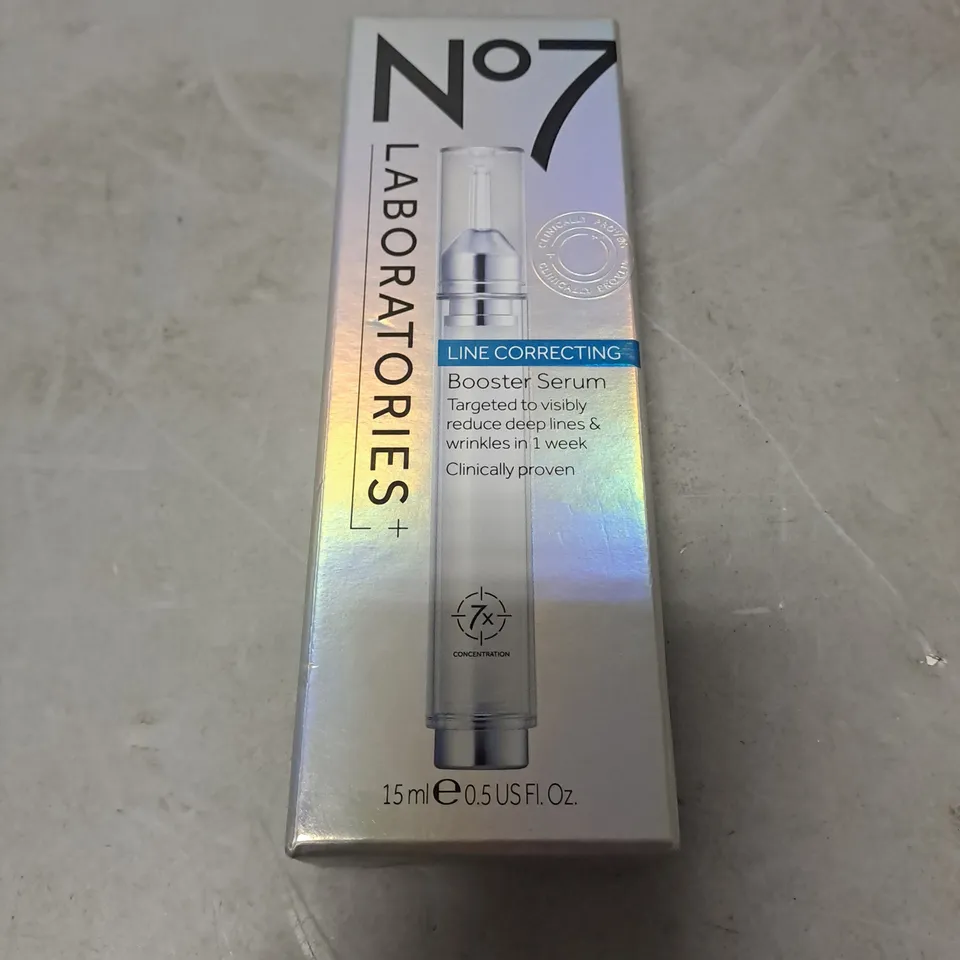 NO7 LABORATORIES LINE CORRECTING BOOSTER SERUM 15ML