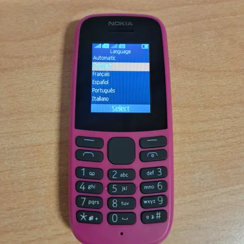 BOXED NOKIA 105 4TH EDITION MOBILE IN PINK