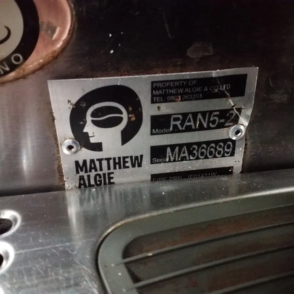 RANCILIO RAN5-2 COMMERCIAL 2 BARRISTA COFFEE MACHINE