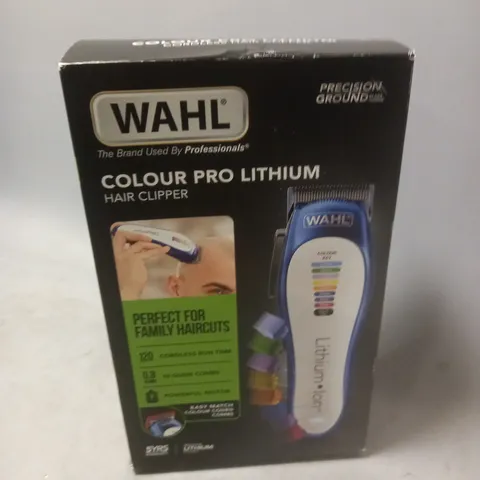 BOXED WAHL COLOUR PRO LITHIUM HAIR CLIPPER 