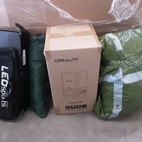 LARGE PALLET OF ASSORTED HOMEWARE ITEMS TO INCLUDE 3D PRINTER, FISHING ROD, AIR COOLERS ETC