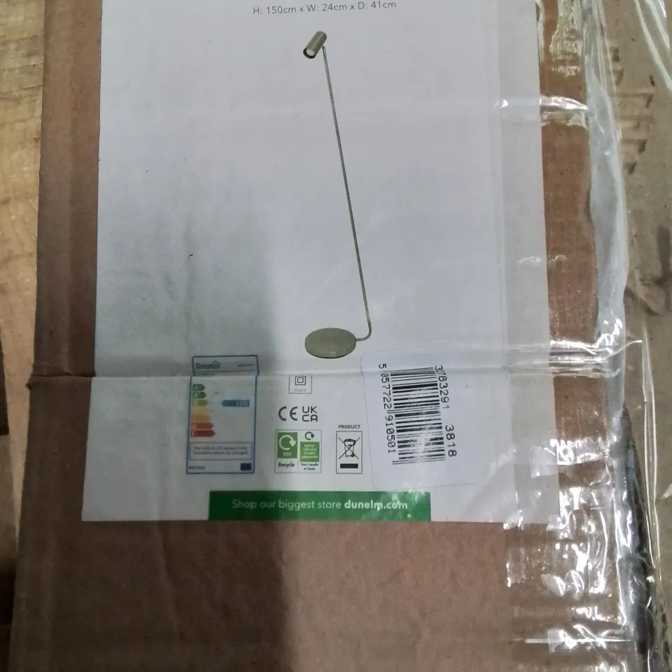 BOXED LILOU INTERGRATED LED DIMMABLE FLOOR LAMP SATIN NICKEL