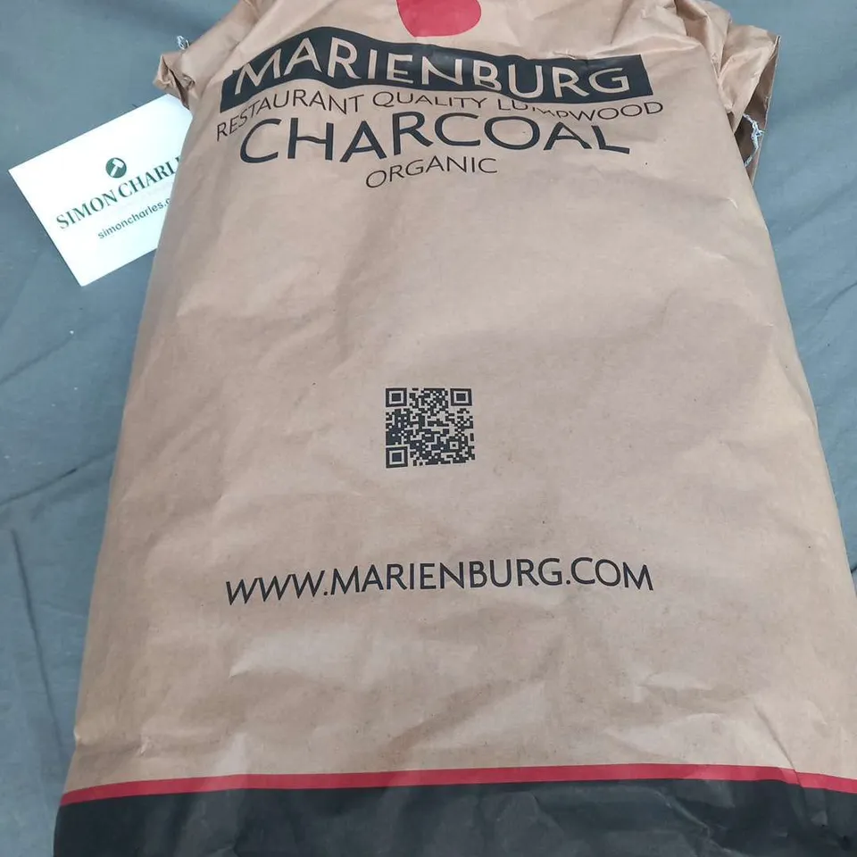 BAG OF MARIENBURG RESTAURANT QUALITY LUMPWOOD CHARCOAL ORGANIC 6KG