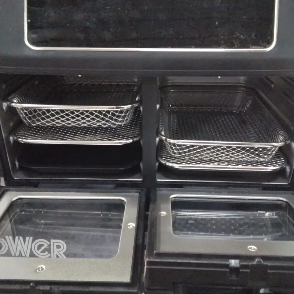 BOXED TOWER DOUBLE OVEN AIR FRYER
