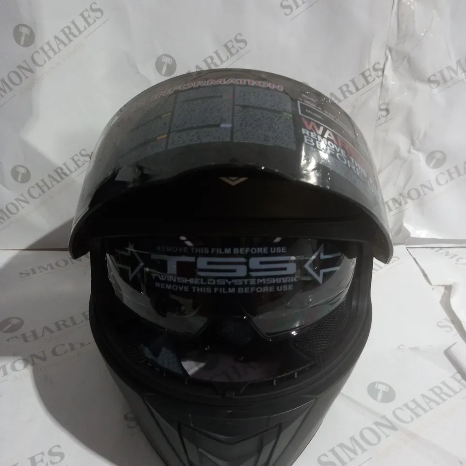 LVS HF-701DV DOT FMV55 NO218 MAT BIKE HELMET - M