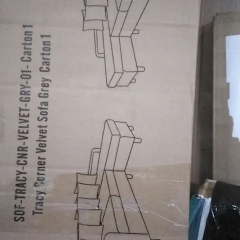 BOXED DENAYSIA REVERSIBLE CORNER SOFA - 2 BOXES
