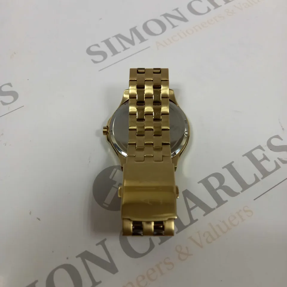 ARMANI EXCHANGE AX2145 MEN'S STAINLESS STEEL 3-HAND WATCH - GOLD 