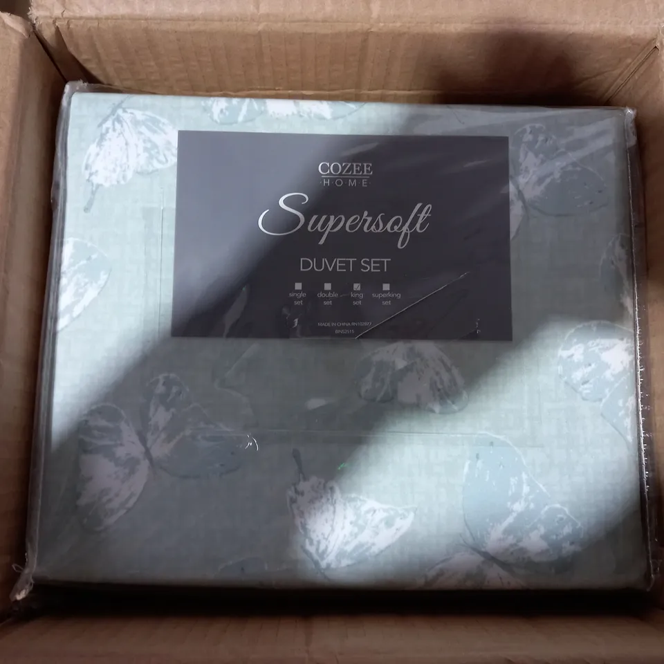COZEE HOME SUPERSOFT DUVET SET - KING SIZE