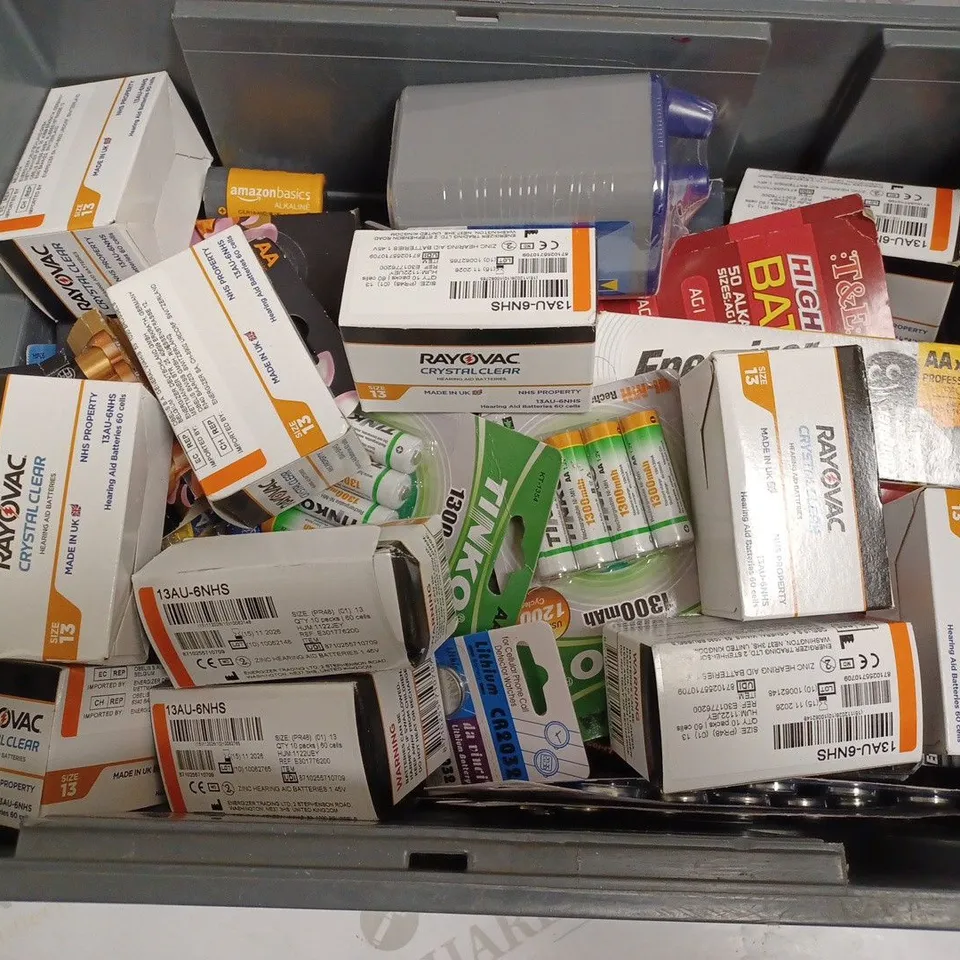 BOX OF APPROX 30 ASSORTED BATTERIES