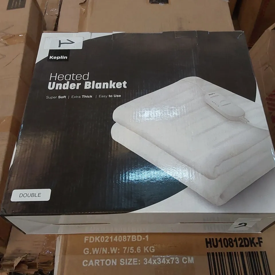 BOXED KEPLIN ELECTRIC HEATED UNDER BLANKET 