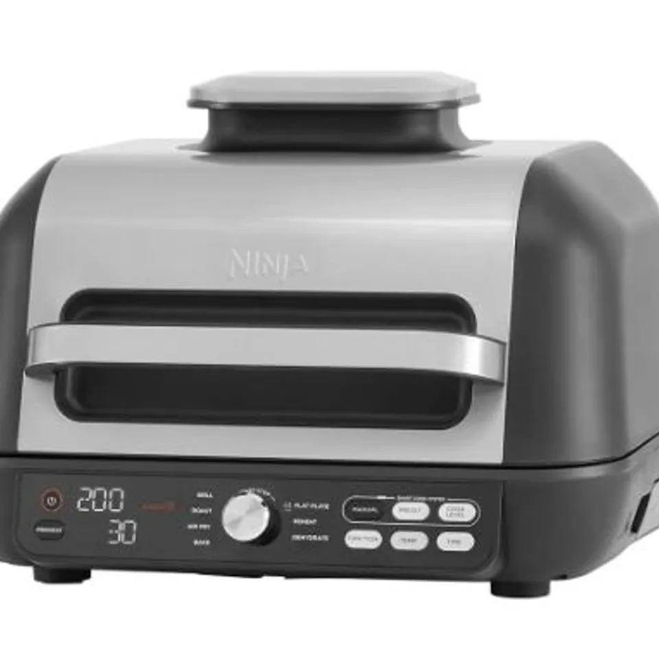 NINJA FOODI MAX PRO HEALTH GRILL, FLAT PLATE & AIR FRYER AG651UK