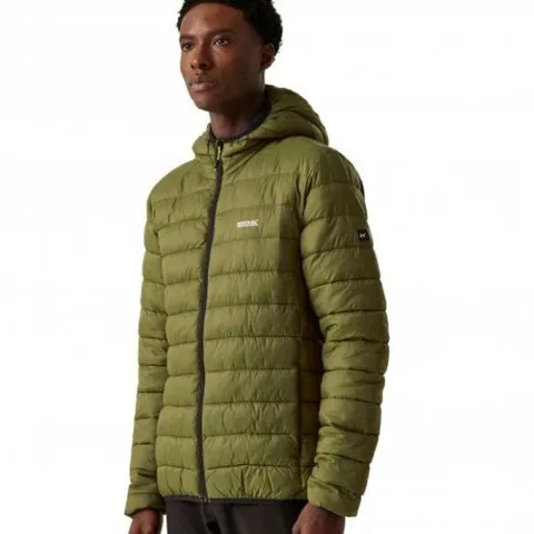 BRAND NEW REGATTA HOODED MARIZION MENS JACKET GREEN SIZE S