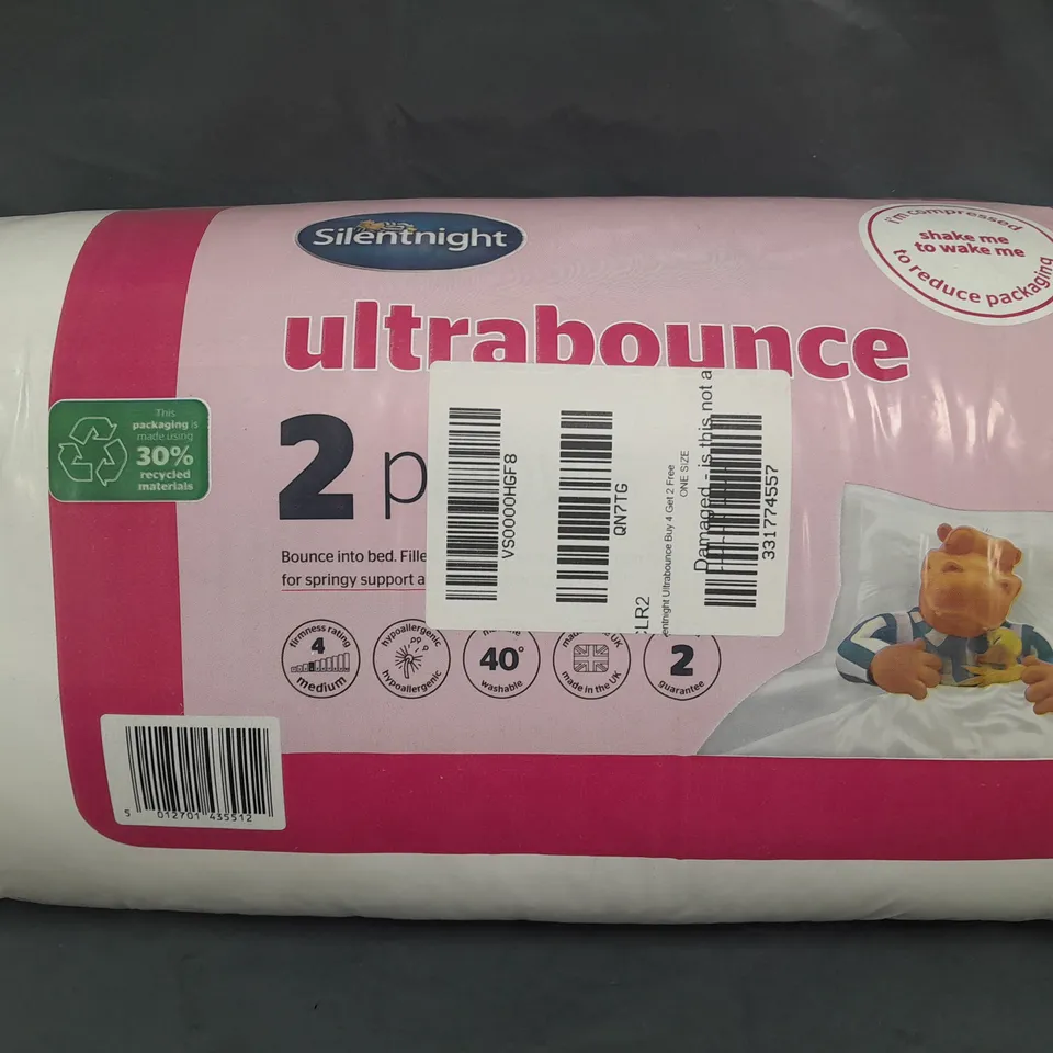 ULTRABOUNCE PILLOWS - 6 PACK - WHITE