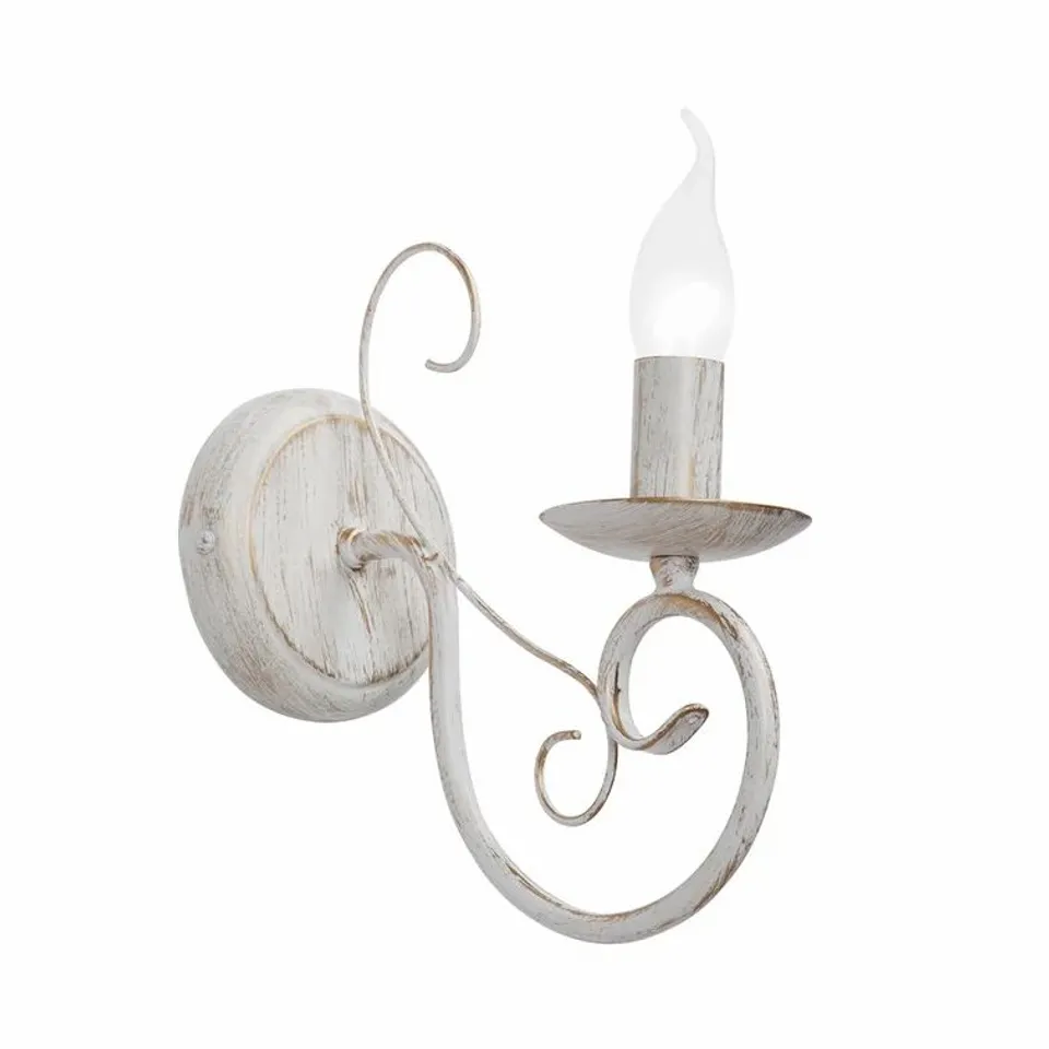 MANSELL 1 LIGHT CANDLE WALL LIGHT FIXTURE FINISH  